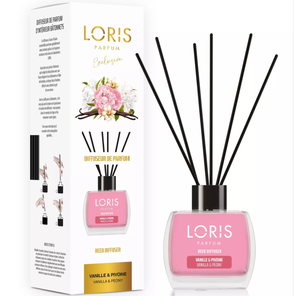 Diffuseur de parfum Vanille & Pivoine 120ml